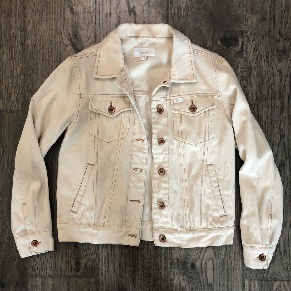 Brixton off-white denim jacket S